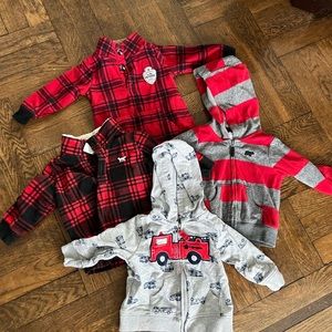 Carters cozy sweatshirt/fleeces all 6 months great condition